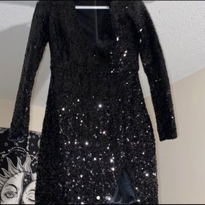 Black Sequin dress